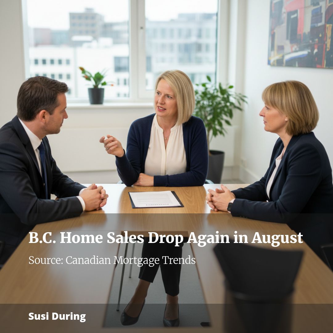 B.C. Home Market Shows Signs of Gradual Recovery in August